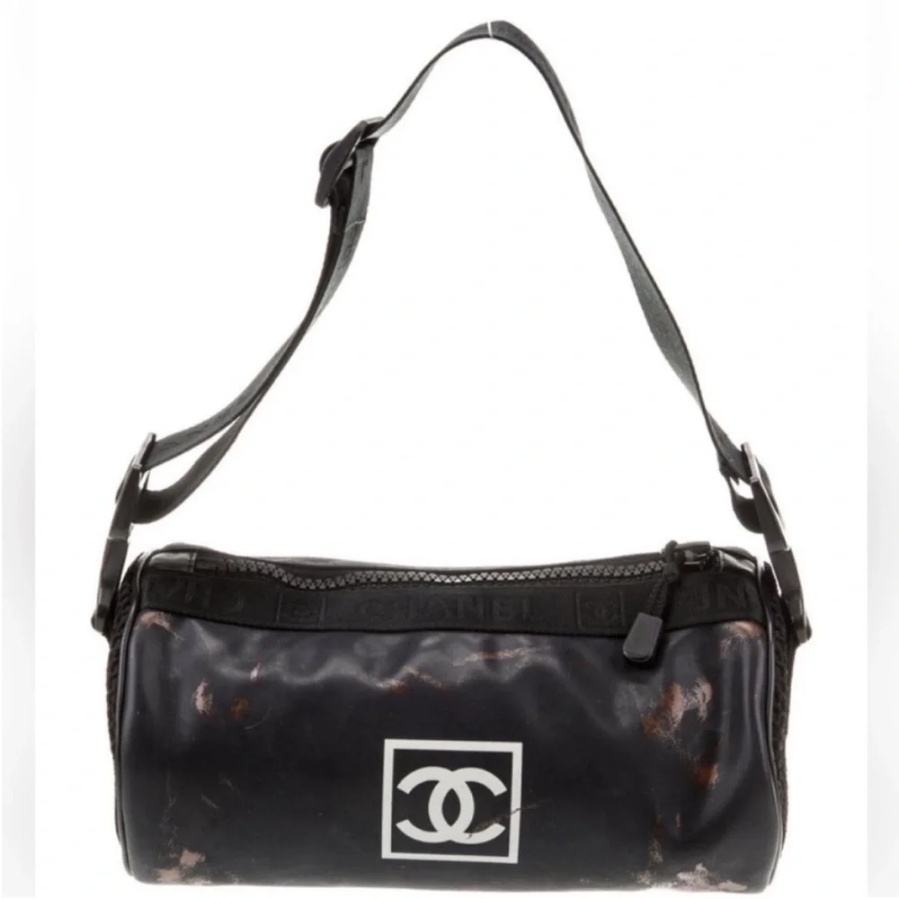 CHANEL Bag Chanel Sports Line Shoulder Bag Black - Picture 4 of 16